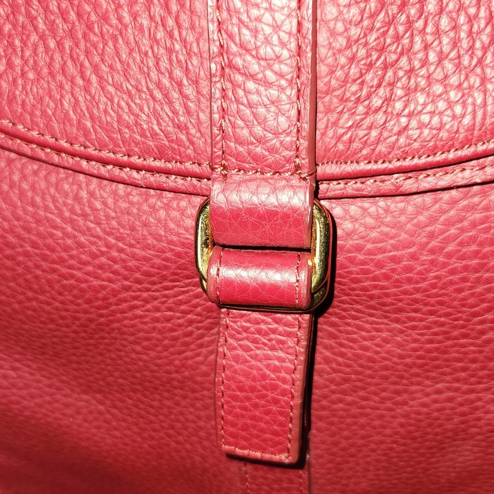 Barr+Barr Red Leather Bag - Picture 5 of 14